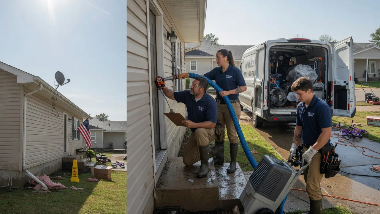 Ceiling Water Damage Restoration in Brussels, WI near me